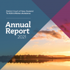 District Court of New Zealand Annual Report 2021.