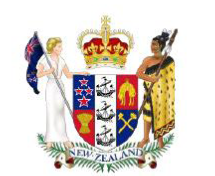 Image of the New Zealand Crest.